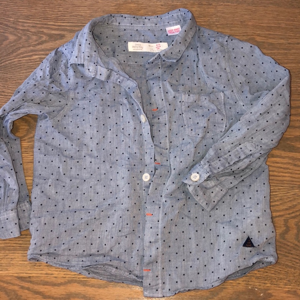 Boys zara button down.